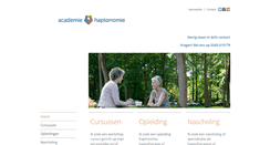 Desktop Screenshot of haptonomie.nl